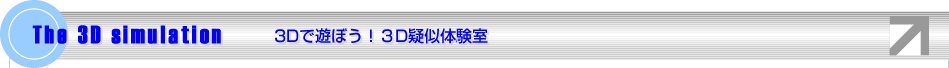 3Dで遊ぼう!3D疑似体験室